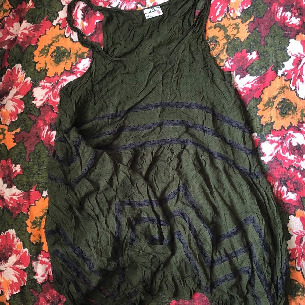 Free People Voile lace trapeze dress